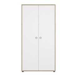 Armoire 2 Portes Arthur Blanc/Chêne De Galipette -Bébés Produits Magasin 01155907 3