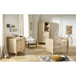 Arty Commode 3 Tiroirs Chêne Suave De Sauthon Baby's Sweet Home -Bébés Produits Magasin 01156298 6