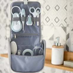 Beaba Trousse De Toilette Gris Bleu De Béaba -Bébés Produits Magasin 01158384 6