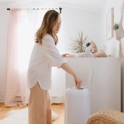 Poubelle à Couches Dress Up XL Blanc De Angelcare -Bébés Produits Magasin 01162107 5