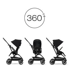Poussette Eezy S Twist+ 2 Black Moon/Black De CYBEX -Bébés Produits Magasin 01163004 3