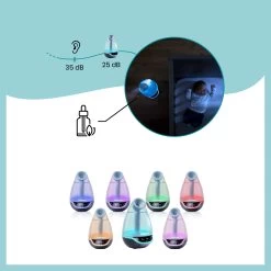 Hygro(+) Humidicateur à Vapeur Froide + Mouche Bébé Blanc De Babymoov -Bébés Produits Magasin 01164994 5