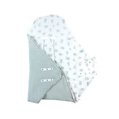 Mix & Match Couverture Promenade Mousseline Bio Safari Sauge De Noukies 12 Mix & Match Couverture Promenade Mousseline Bio Safari Sauge De Noukies -Bébés Produits Magasin 01165105 6