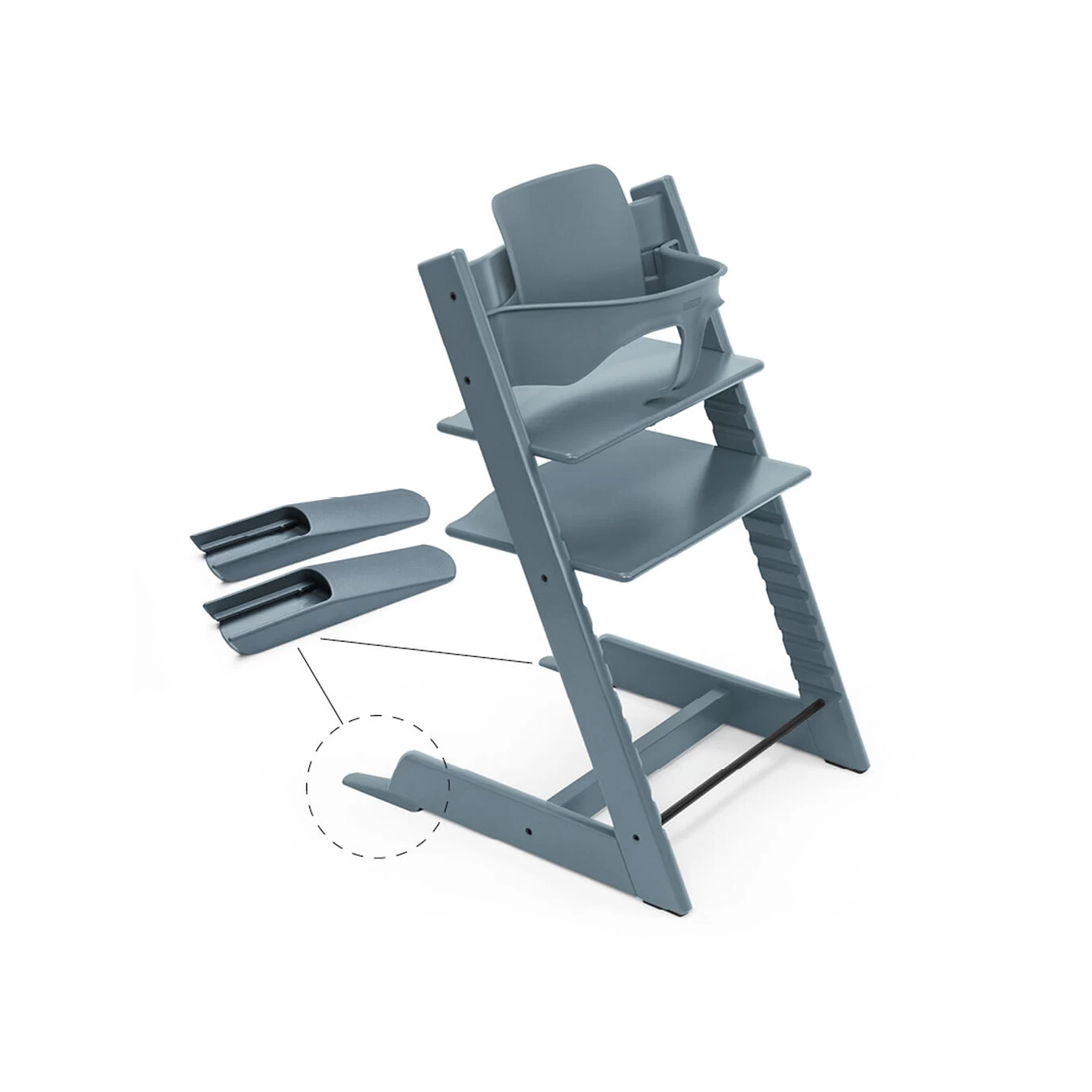 Baby Set™ Tripp Trapp® + Patin Fjord Blue De Stokke® 3 Baby Set™ Tripp Trapp® + Patin Fjord Blue De Stokke® – Image 3