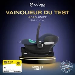 Trio Poussette Talos S + Aton B2 + Adaptateurs Deep Black De CYBEX -Bébés Produits Magasin 01165809 6