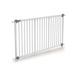 Barrière De Sécurité Ultra-Extensible WEBABY Blanc & Gris De AT4