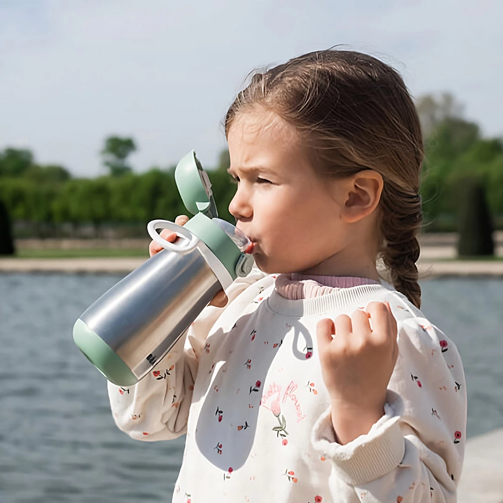 Beaba Gourde Inox Vert Sauge 350 Ml De Béaba 4 Beaba Gourde Inox Vert Sauge 350 Ml De Béaba – Image 4