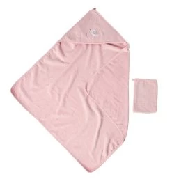 Alice & Pomme Cape De Bain Et Gant 75 X 75 Cm De Nattou