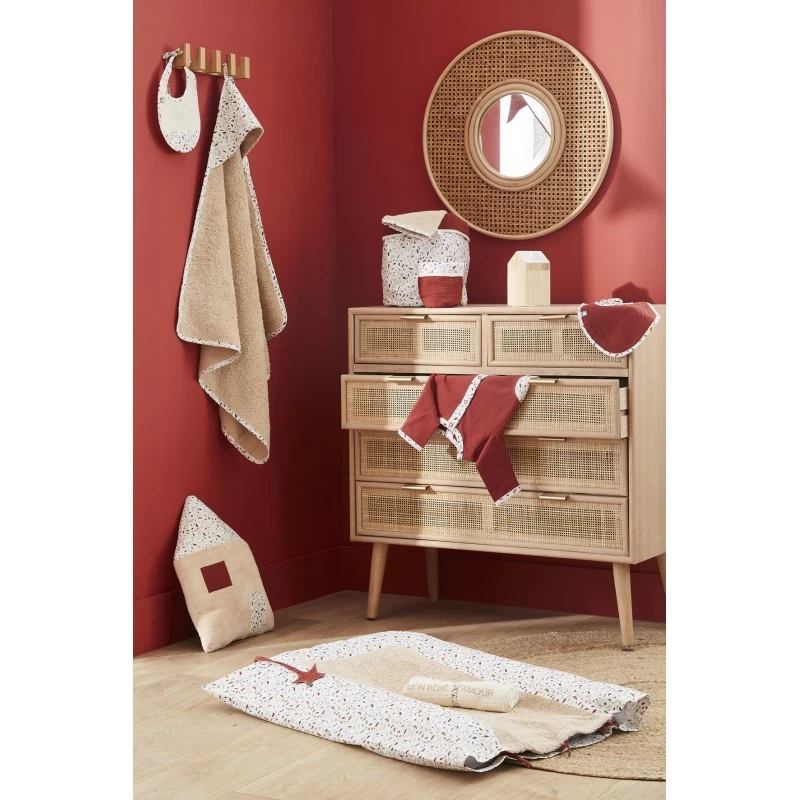 Portofino Housse De Matelas à Langer Sable/Terrazzo 60 X 80 Cm De BB&Co 2 Portofino Housse De Matelas à Langer Sable/Terrazzo 60 X 80 Cm De BB&Co – Image 2