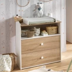 Cabanon Dispositif à Langer Blanc De Sauthon Baby's Sweet Home -Bébés Produits Magasin 01169820 3