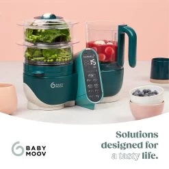 Nutribaby(+) Robot Multifonctions Bébé 6 En 1 Opal Green De Babymoov -Bébés Produits Magasin 01170551 9