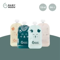 Lot De 20 Gourdes Réutilisables Isy Pouches 150 Ml De Babymoov 8 Lot De 20 Gourdes Réutilisables Isy Pouches 150 Ml De Babymoov -Bébés Produits Magasin 01172518 3