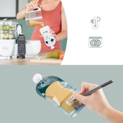 Lot De 20 Gourdes Réutilisables Isy Pouches 150 Ml De Babymoov 9 Lot De 20 Gourdes Réutilisables Isy Pouches 150 Ml De Babymoov -Bébés Produits Magasin 01172518 4