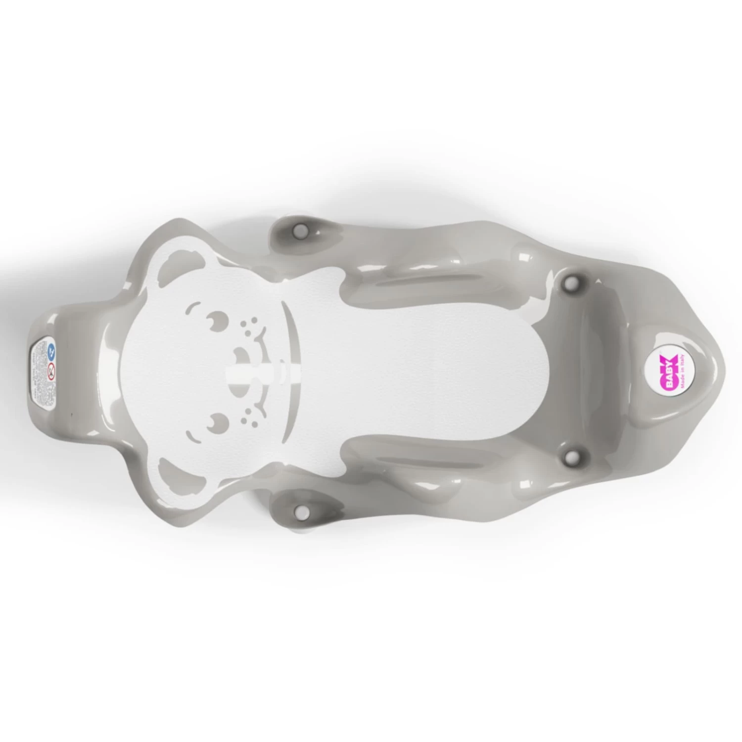 Transat De Bain Buddy Gris De OK Baby 2 Transat De Bain Buddy Gris De OK Baby – Image 2