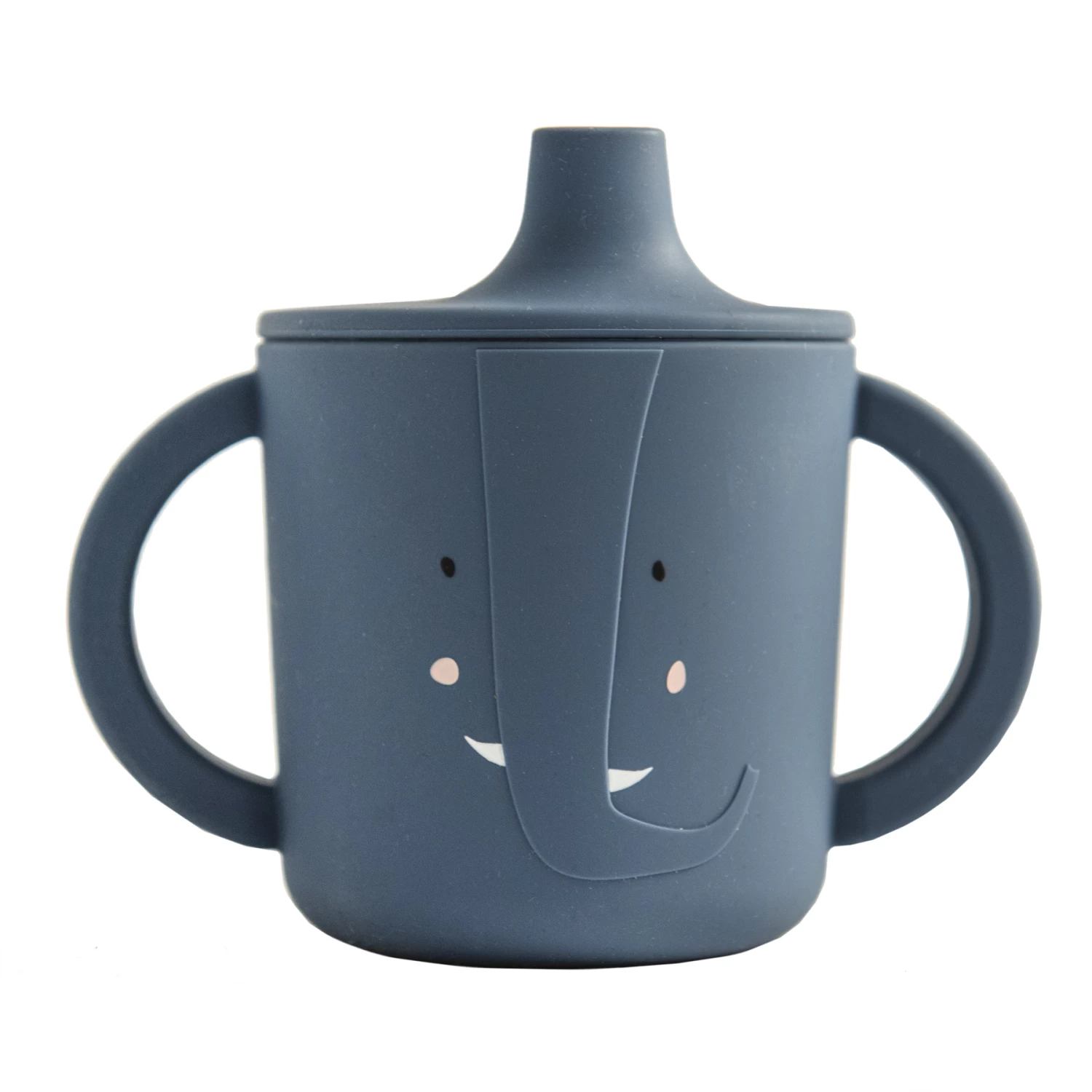 Tasse D'apprentissage Silicone Mrs. Elephant De Trixie 1 Tasse D'apprentissage Silicone Mrs. Elephant De Trixie