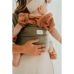 Écharpe De Portage Extensible Tricot-Slen Bambou Bio Khaki De Babylonia -Bébés Produits Magasin 01173246 3