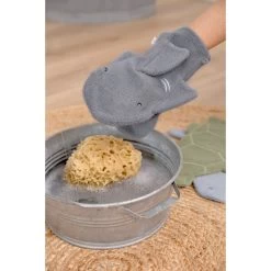 LÄSSIG Gant De Toilette GOTS Requin De Lässig -Bébés Produits Magasin 01173309 3