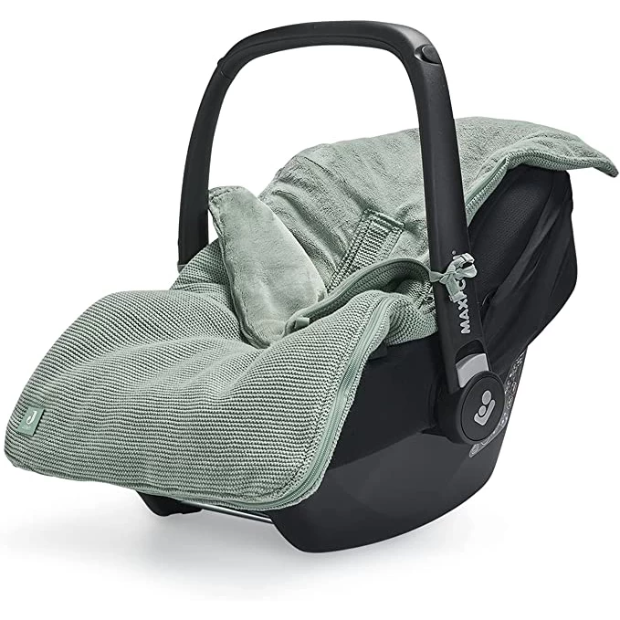 Basic Knit Nid D'Ange Pour Siège Auto Forest Green De Jollein 1 Basic Knit Nid D'Ange Pour Siège Auto Forest Green De Jollein