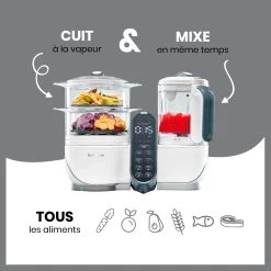 Pack Batch Cooking Nutribaby(+) & 3 Babybols 250mL Blanc De Babymoov -Bébés Produits Magasin 01174504 3