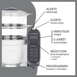 Pack Batch Cooking Nutribaby(+) & 3 Babybols 250mL Blanc De Babymoov -Bébés Produits Magasin 01174504 6