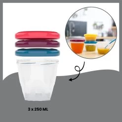 Pack Batch Cooking Nutribaby(+) & 3 Babybols 250mL Blanc De Babymoov -Bébés Produits Magasin 01174504 7