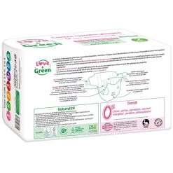 Couches écologiques Blanc T2 De Love & Green 5 Couches écologiques Blanc T2 De Love & Green -Bébés Produits Magasin 1036001 2 3