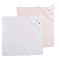 Cape De Bain Lapin Câlin Rose Primrose De P'tit Bisou -Bébés Produits Magasin 10525187 1