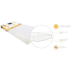 Matelas Essentiel 60x120 Blanc 60 X 120 Cm De Candide -Bébés Produits Magasin 30755944 1