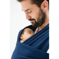 Écharpe De Portage Extensible Respirante Tricot-Slen Cool Navy De Babylonia -Bébés Produits Magasin 67126445 2 1