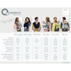 Écharpe De Portage Extensible Respirante Tricot-Slen Cool Black De Babylonia 9 Écharpe De Portage Extensible Respirante Tricot-Slen Cool Black De Babylonia -Bébés Produits Magasin 67126445 4 2