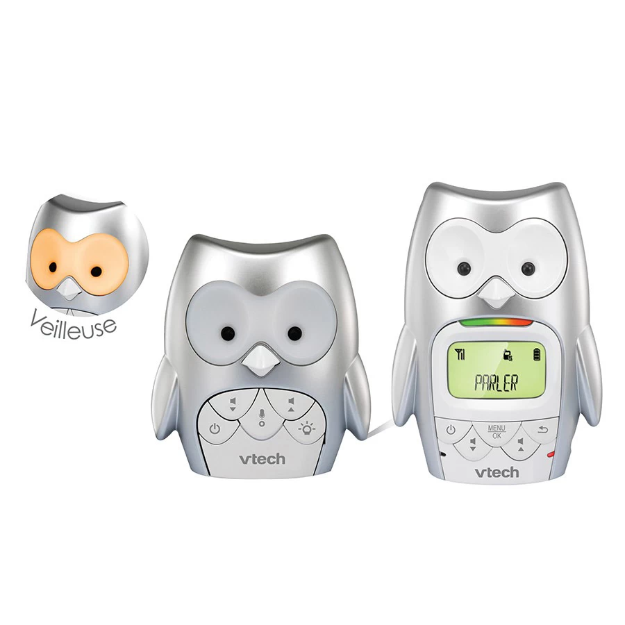 Babyphone BM2300 Hibou Family Gris De Vtech 2 Babyphone BM2300 Hibou Family Gris De Vtech – Image 2