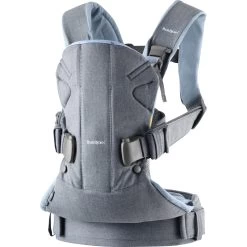 Porte-bébé One Bleu Denim / Nuit Cotton Mix De BabyBjörn -Bébés Produits Magasin 79445434 5