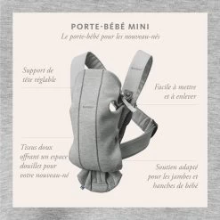 Porte-bébé Mini Vieux Rose Coton De BabyBjörn -Bébés Produits Magasin 82474571 1 1